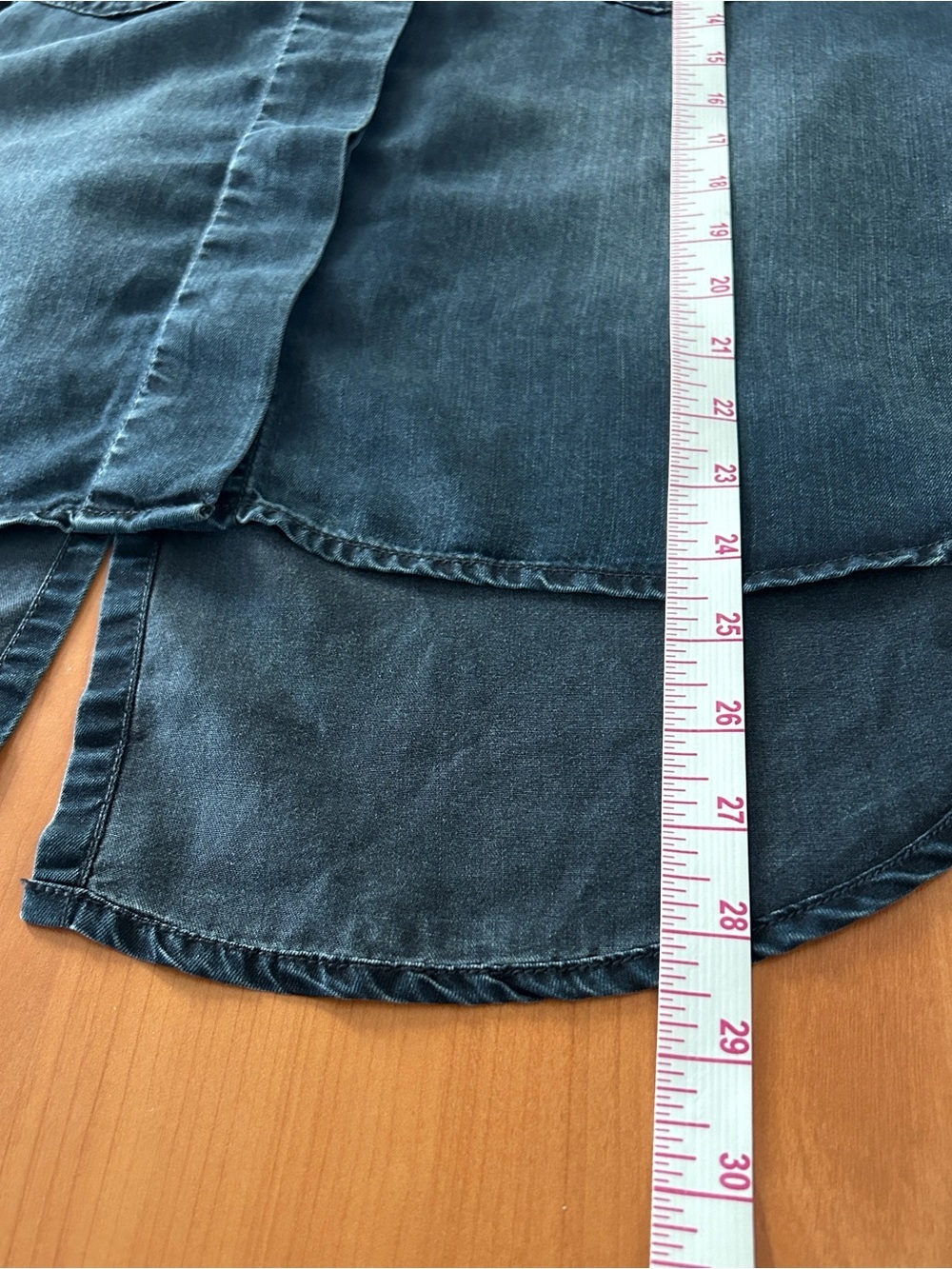Cloth &Stone Anthropologie Washed Indigo Denim Shirt — Blue - Picture 10 of 14